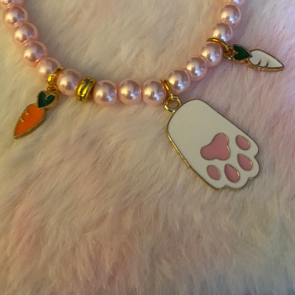 Pink Bunny Charm Bracelet - Picture 4 of 5